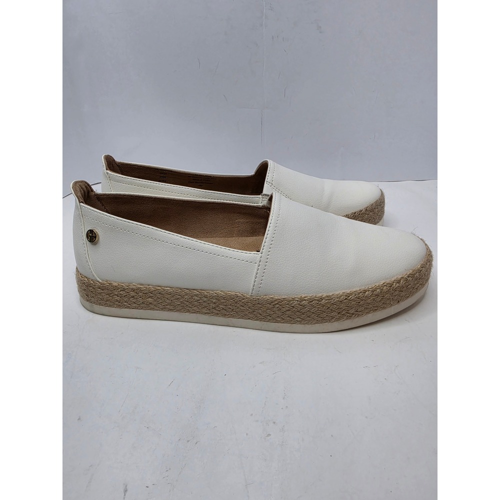 Giani Bernini Archerr Casual Espadrille Flats White Size 10 Casual Sporty